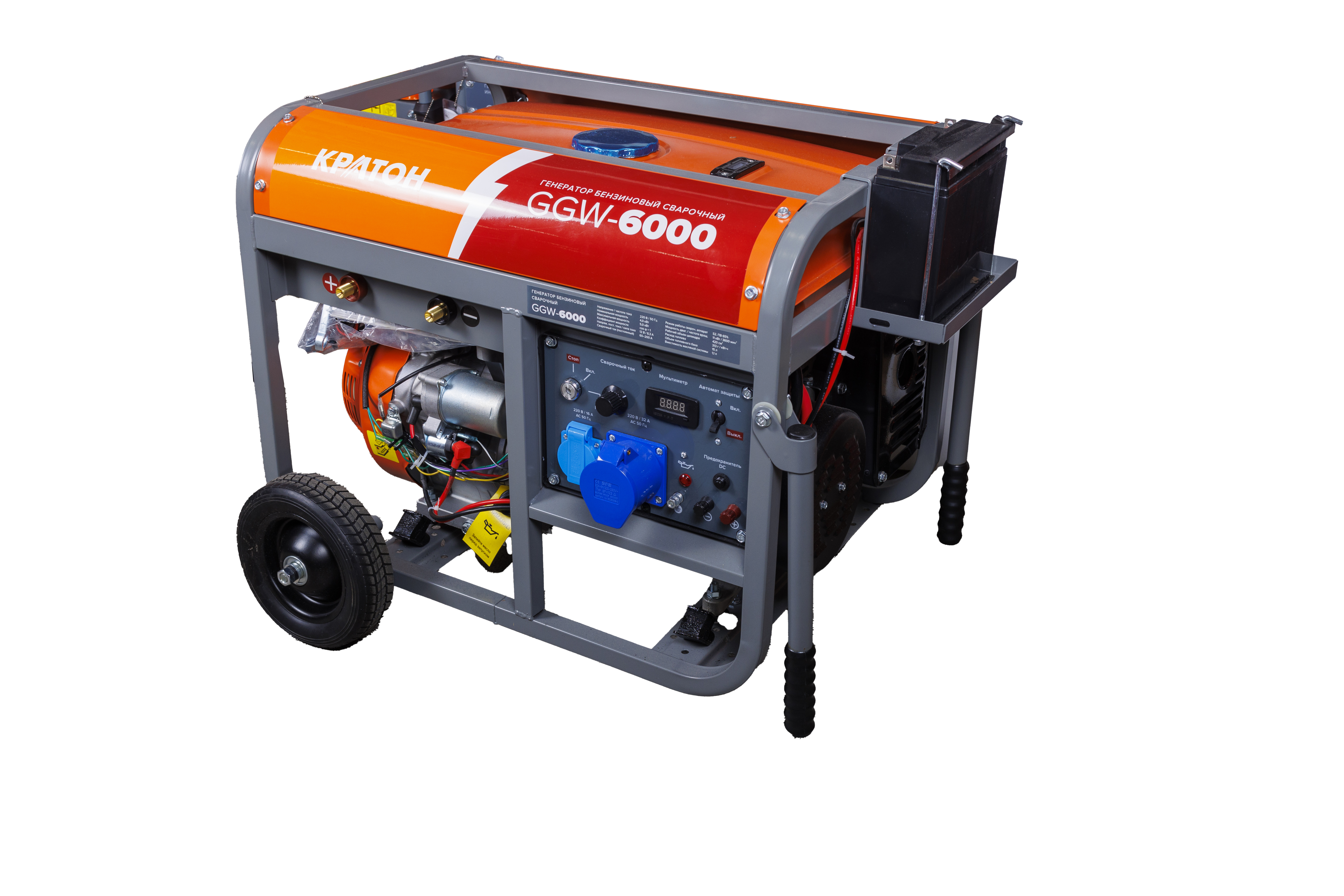 Генератор бензиновый сварочный КРАТОН GGW-6000