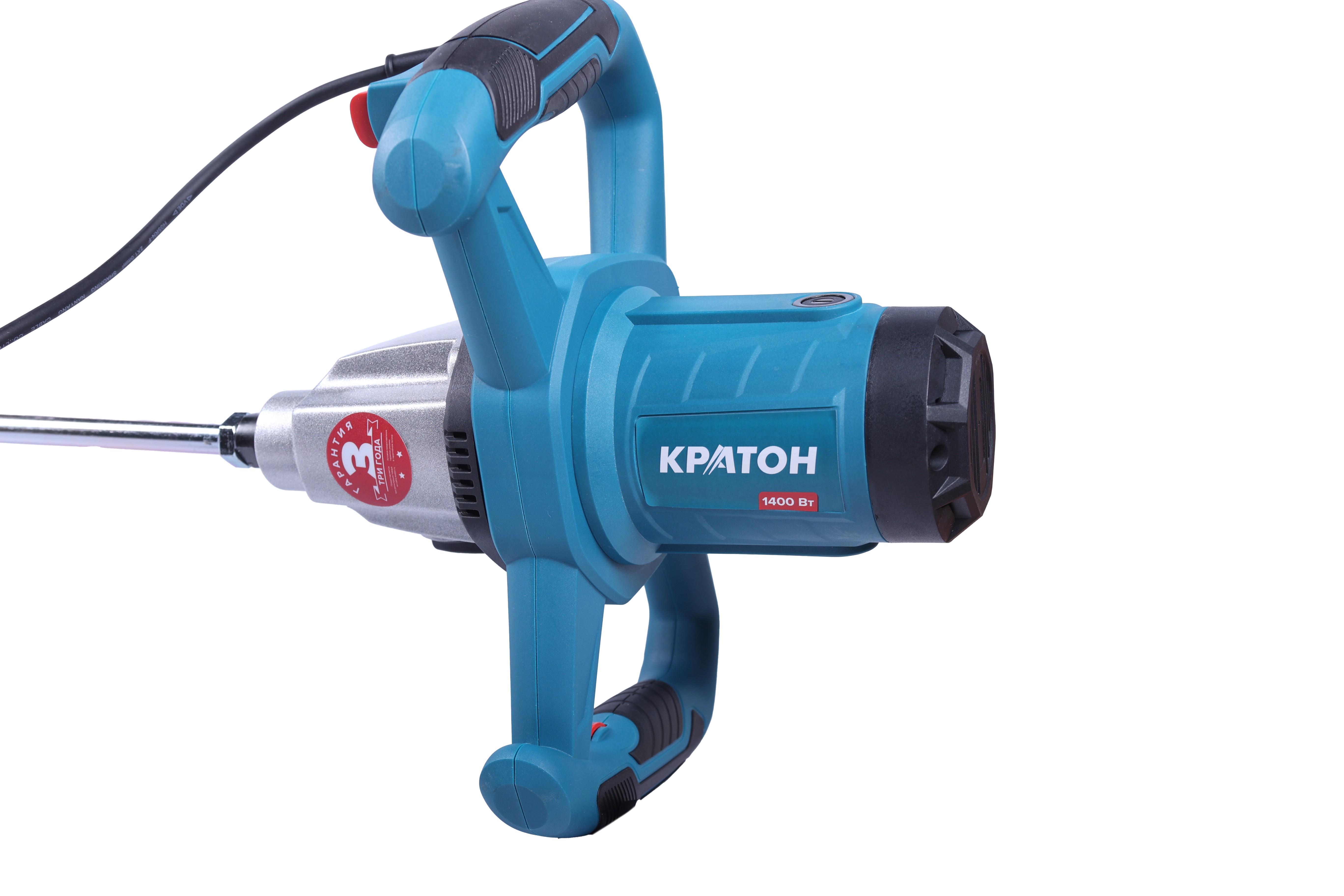 Дрель-миксер низкооборотистая Кратон DM-1100/16