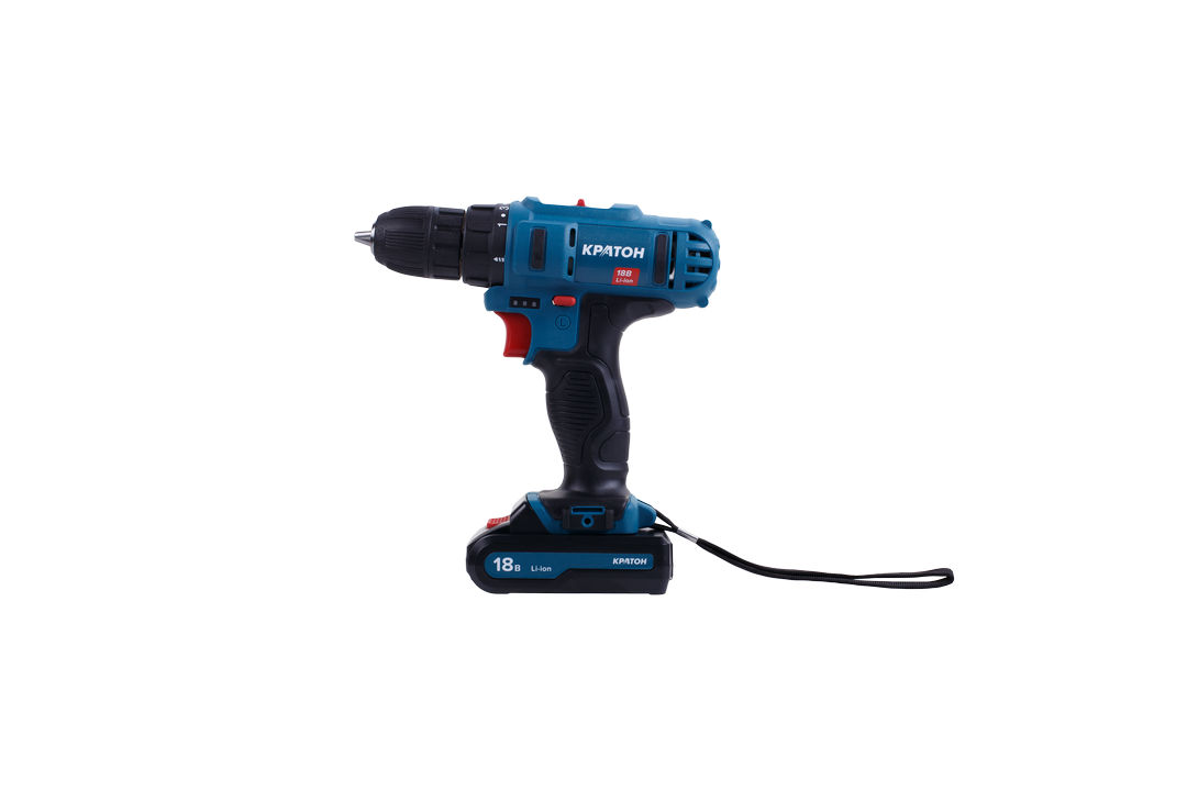 Дрель-шуруповерт аккумуляторная Кратон CDB-18-Li-1,5