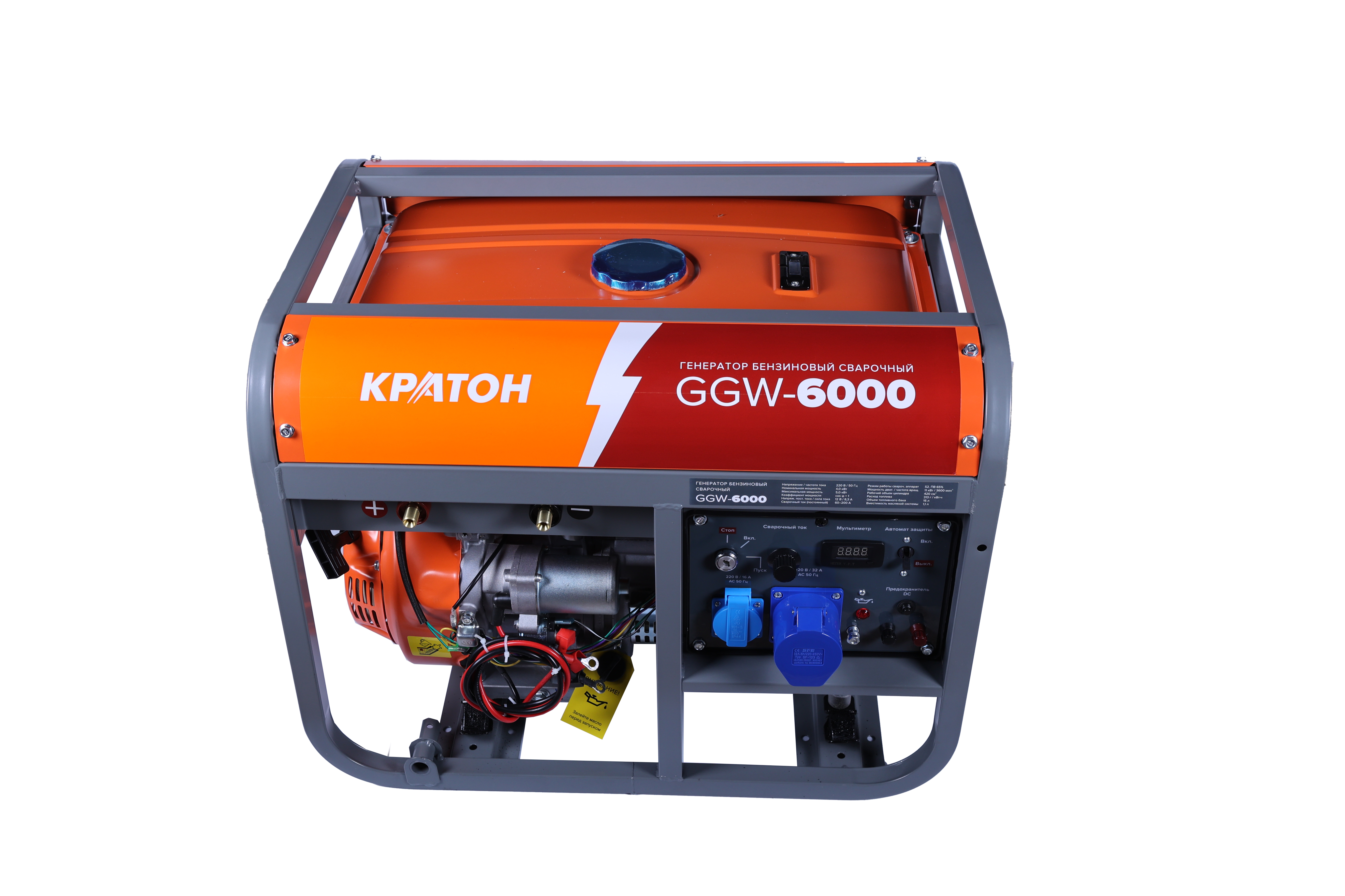Генератор бензиновый сварочный КРАТОН GGW-6000