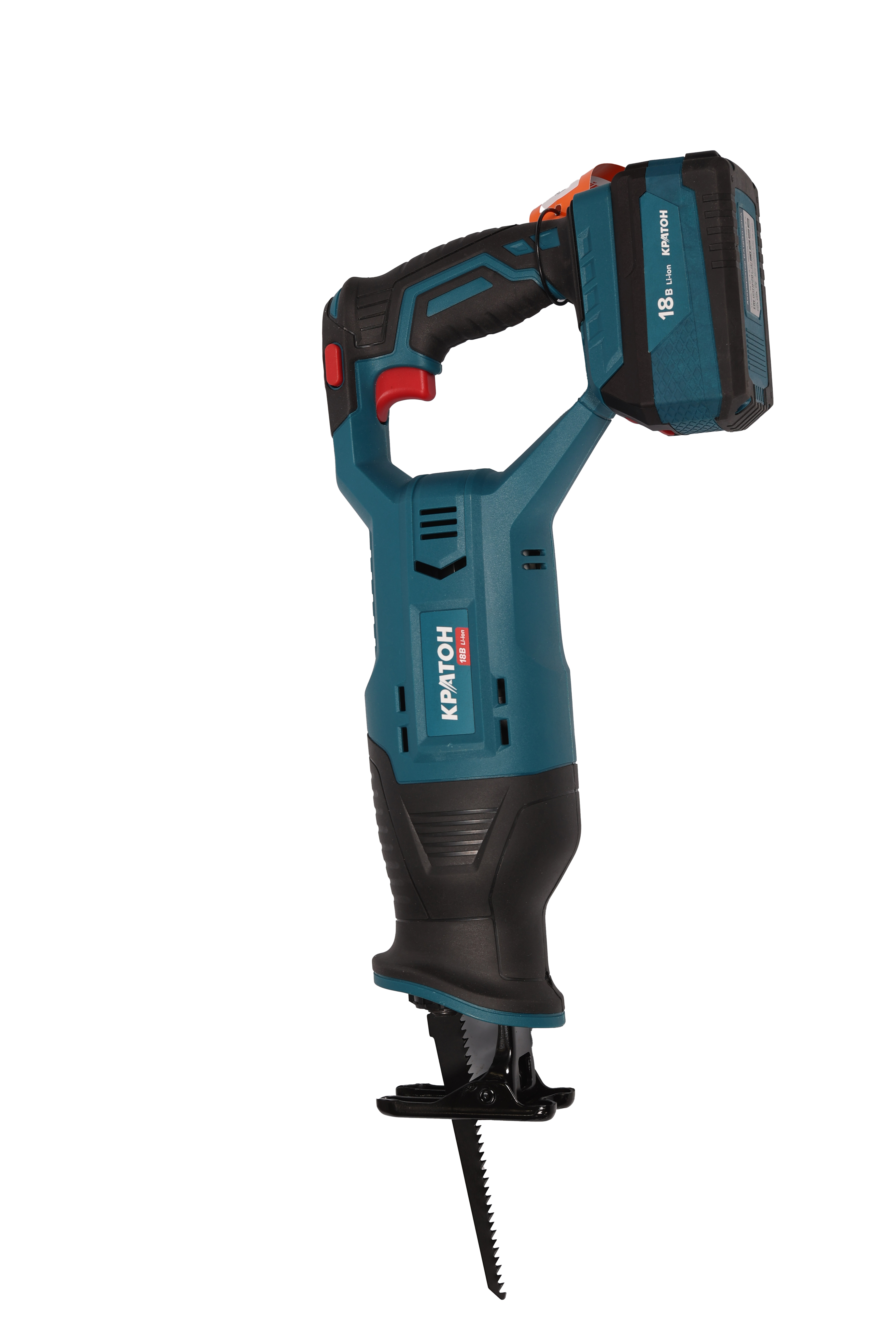Пила сабельная аккумуляторная КРАТОН RS18DC-115-OFA SET (АКБ 4,0А•ч; ЗУ)