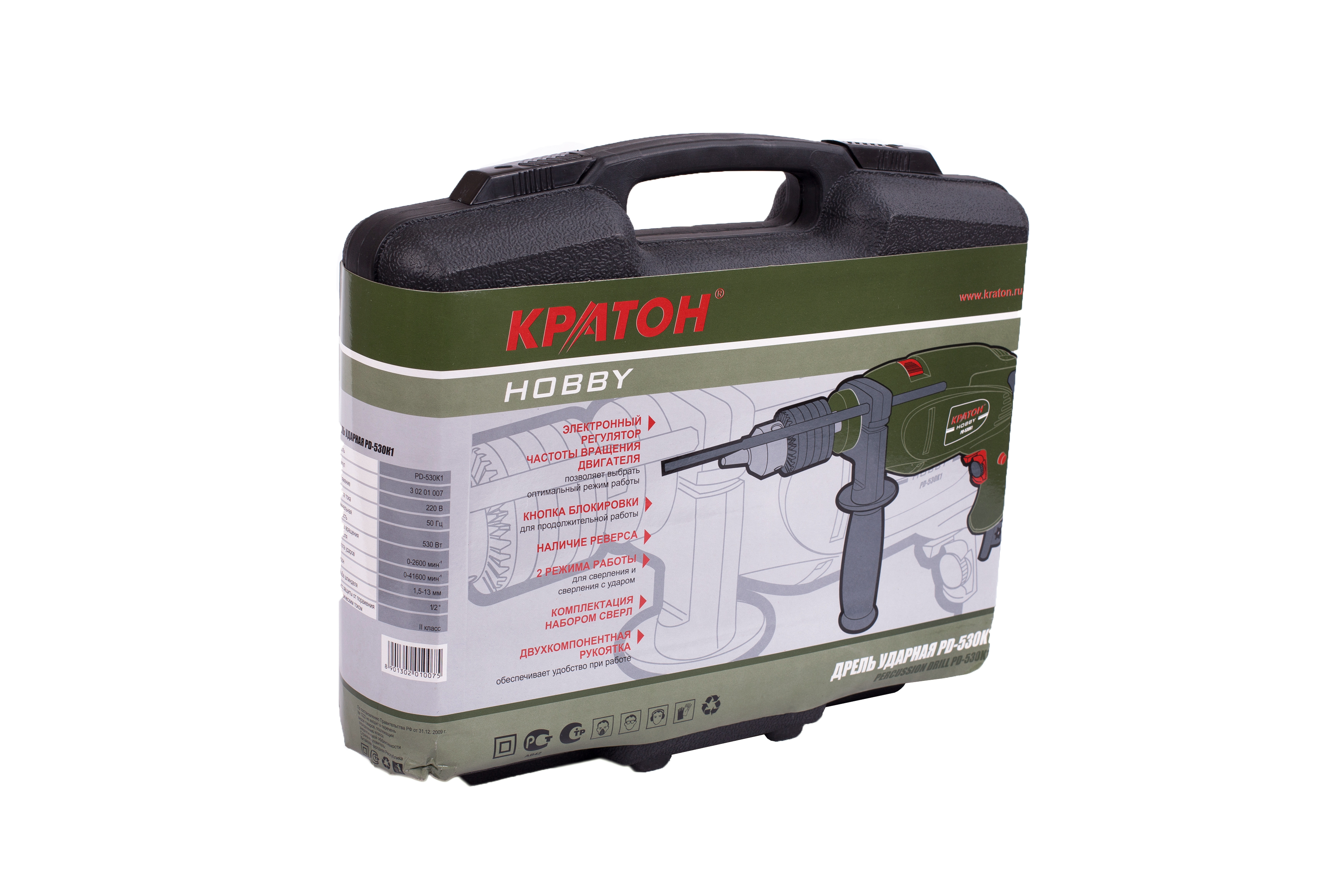 Дрель ударная Кратон PD-530K1