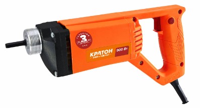 Вибратор портативный глубинный для бетона КРАТОН PCV-900