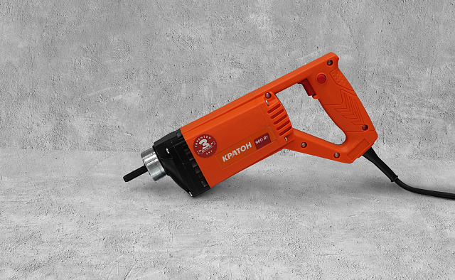 Вибратор портативный глубинный для бетона КРАТОН PCV-900