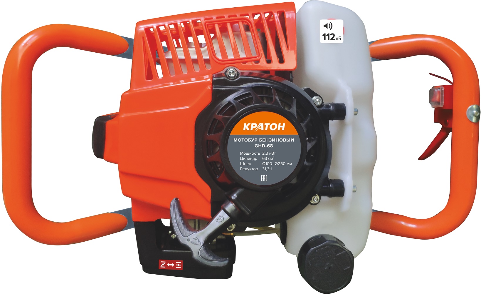 Мотобур бензиновый КРАТОН GHD-68