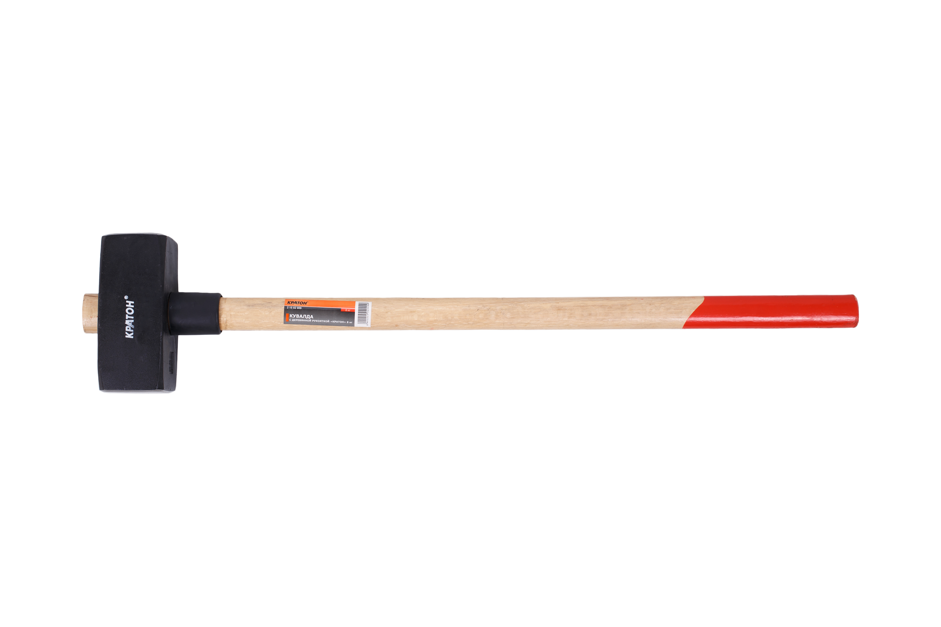 Кувалда с деревянной рукояткой Кратон, 8кг
