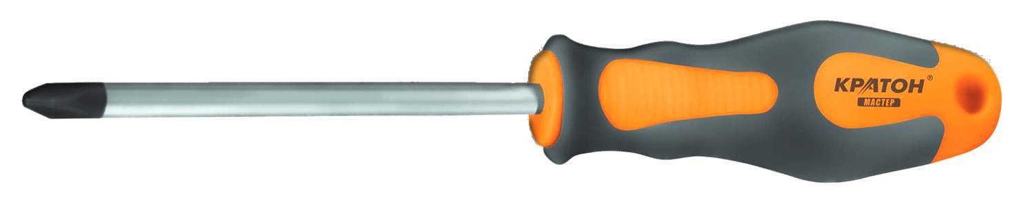 Отвертка Кратон INDUSTRIAL шлицевая 6 x 150 мм
