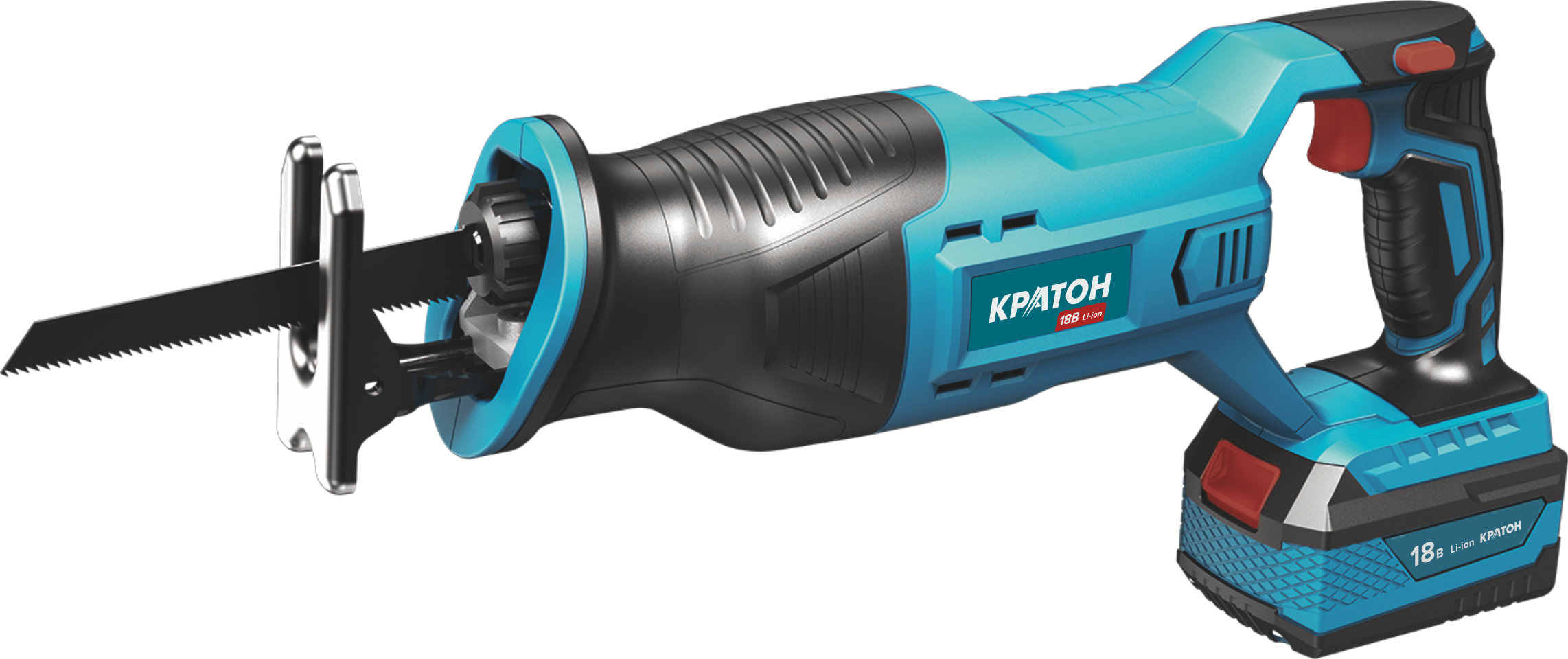 Пила сабельная аккумуляторная КРАТОН RS18DC-115-OFA SET (АКБ 4,0А•ч; ЗУ)