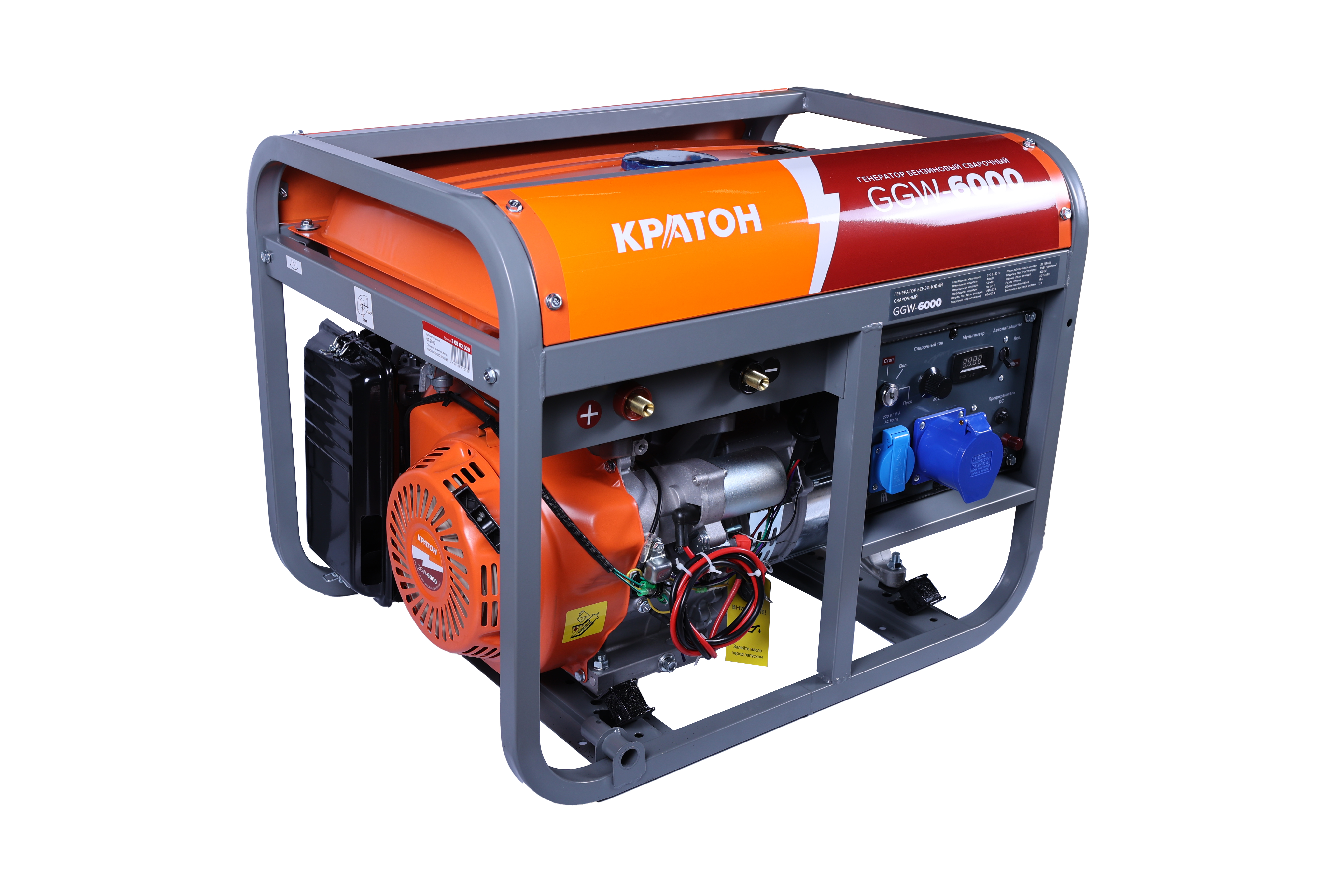 Генератор бензиновый сварочный КРАТОН GGW-6000