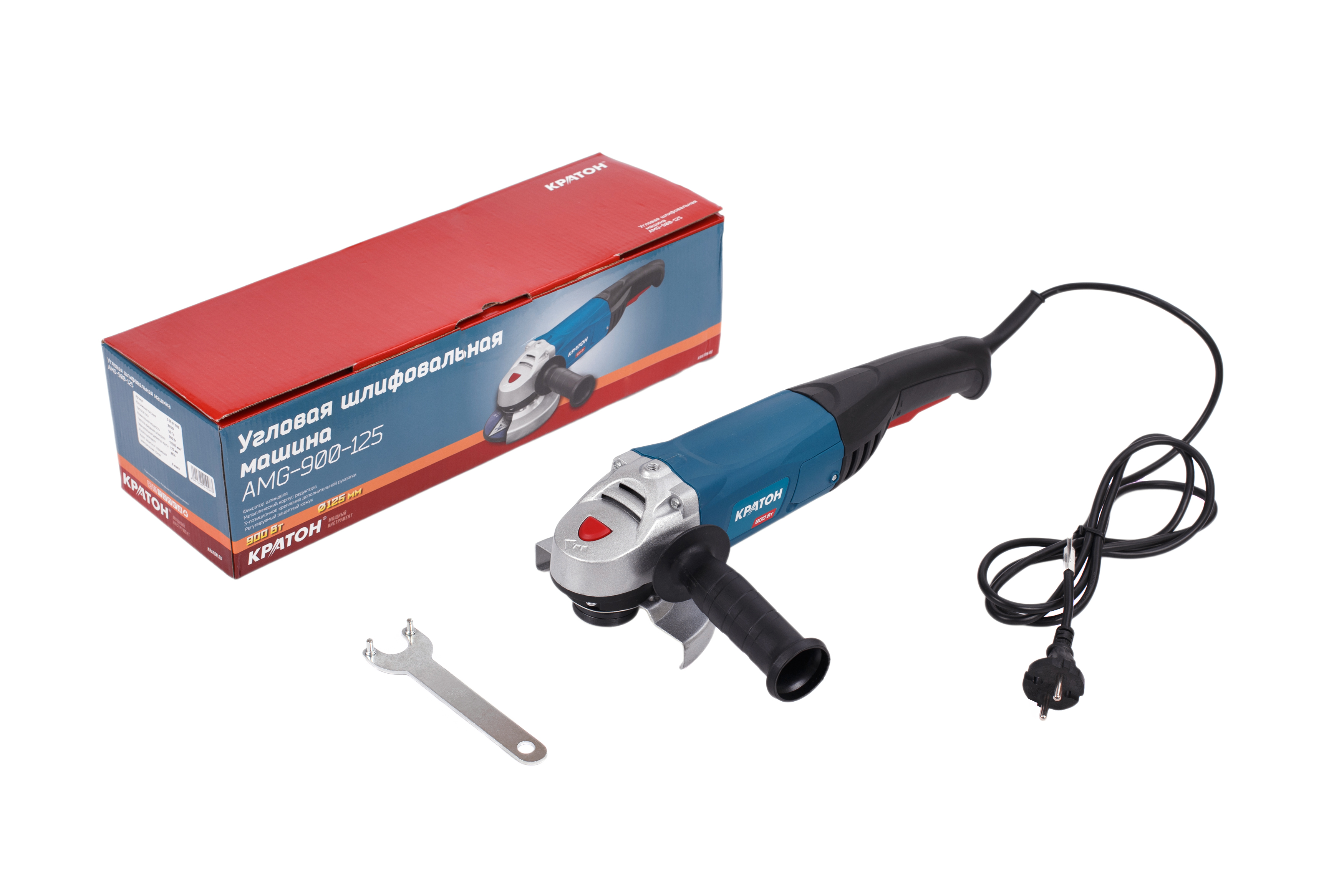 Машина шлифовальная угловая Кратон AMG-900-125