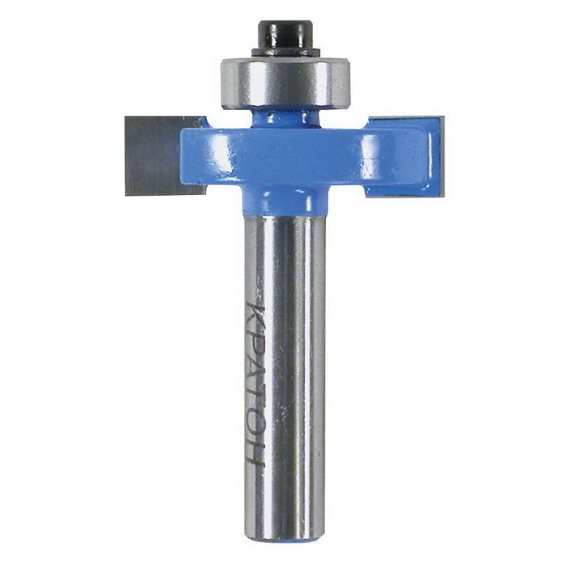 Фреза фальцевая с подшипником Кратон Ø31,7х6,3 мм, хв. 8 мм