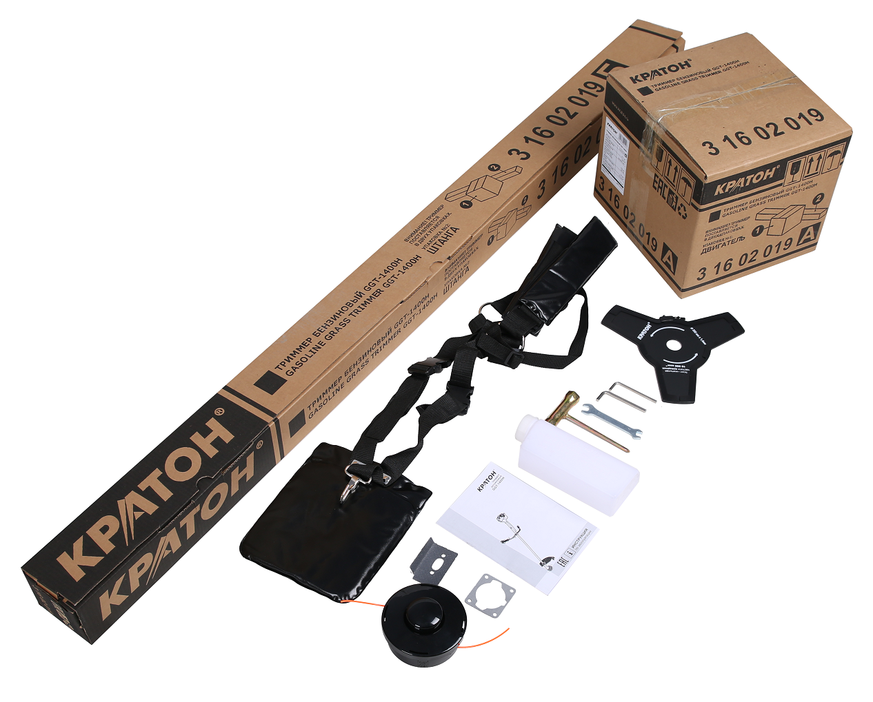 Триммер бензиновый Кратон GGT-1400H