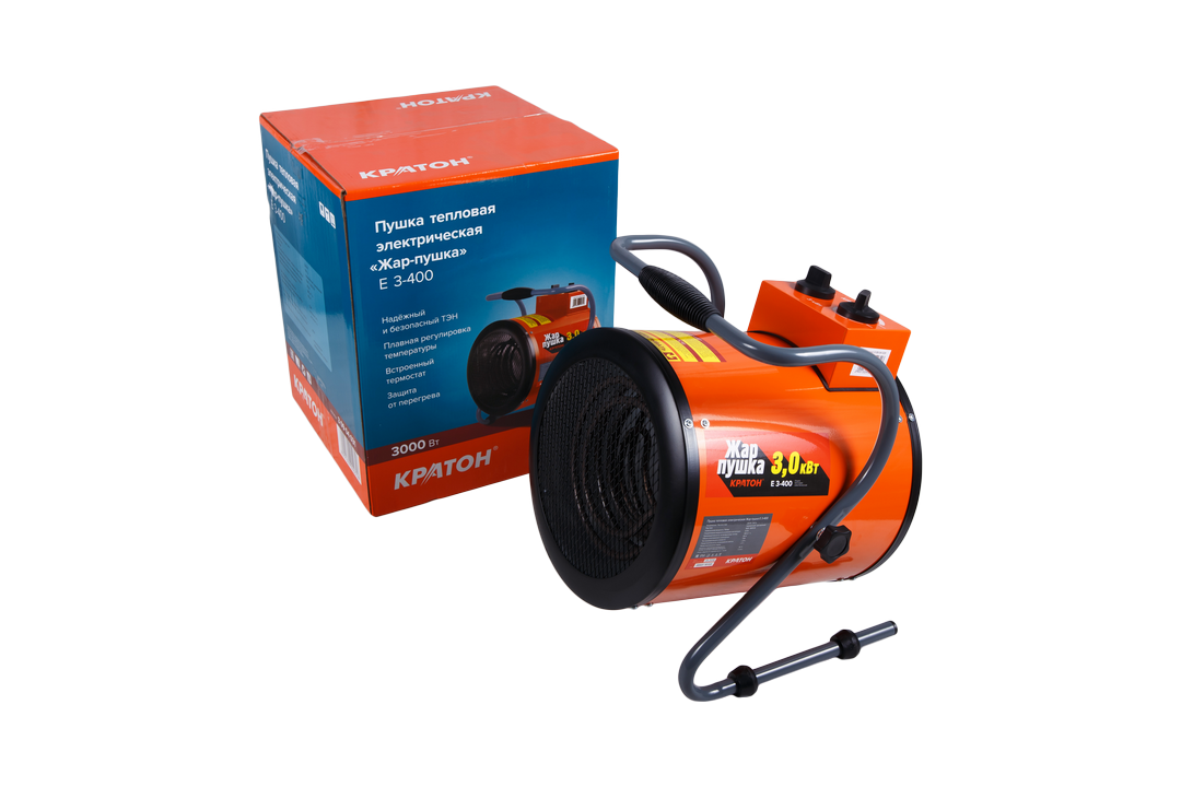 Пушка тепловая электрическая Кратон Жар-пушка Е 3-400 